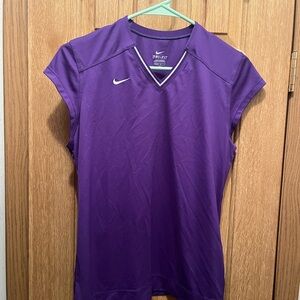 Nike Women's V-Neck Purple Jersey
